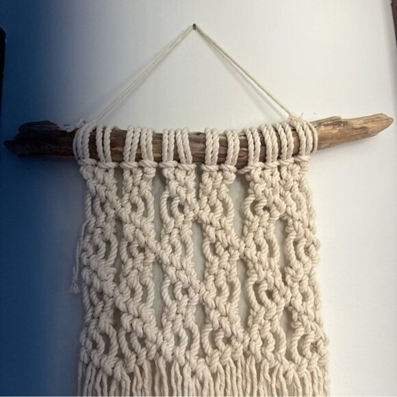 Handmade Macramé Wall Hanging - Picture 9 of 11